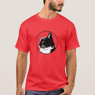 T-shirt de chat de smoking, hommes