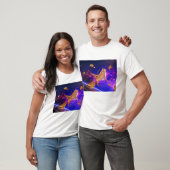 T-shirt de chat de taco de l'espace par Victoria (Unisexe)