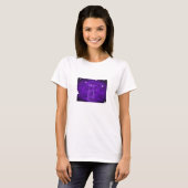 T-shirt de chat d'observation des étoiles (Devant entier)