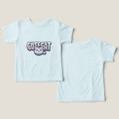 T-Shirt de chat en cartons mignon (Design Recto & Verso)