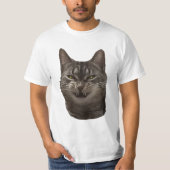 T-shirt de chat en colère (Devant)
