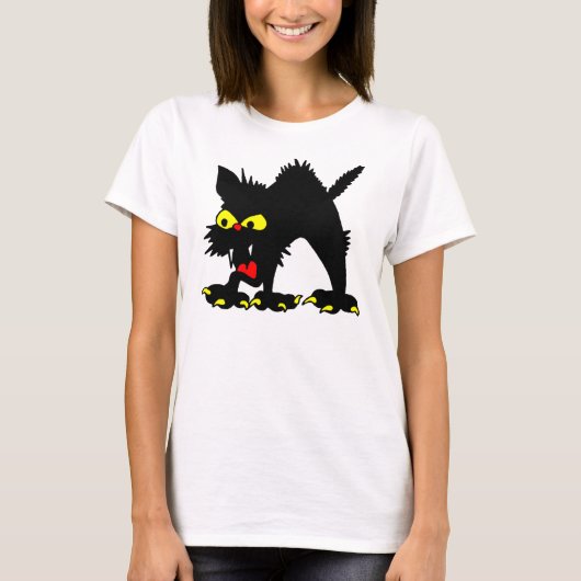 T-Shirt de chat Hissy (Devant)