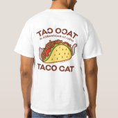 T-shirt de chat - le CAT de TACO écrit vers (Dos)