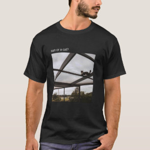 T-shirt de chat mème Chat Silly Kitty drôle Meow H