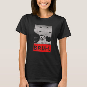 T-shirt de chat mème drôle pour frère, cadeau vint