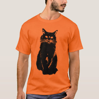 T-shirt de chat noir