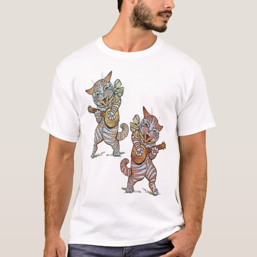 T-shirt de chats de banjo (Devant)