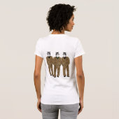 T-shirt de chats de Jaguar (Dos entier)