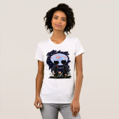 T-shirt de chats de Saint-Valentin (Devant entier)