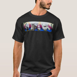 T-shirt de chats d'OAS