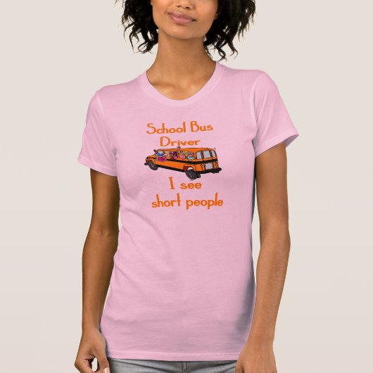 T-shirt de chauffeur d'autobus scolaire (Devant)