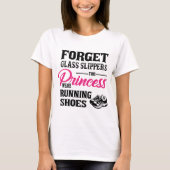 T-shirt de chaussures de course de princesse Wears (Devant)