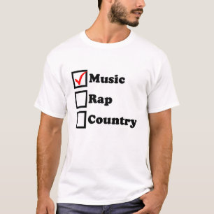 T-shirt de Checkbox de pays de coup sec et dur de