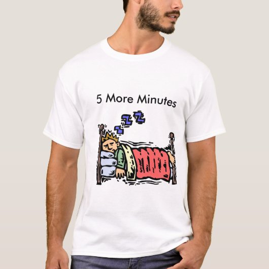 T-shirt De chemise de 5 plus minutes (Devant)