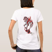 T-shirt de cheval de Koi (Dos)