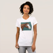 T-shirt de cheval de peinture d'Overo (Devant entier)