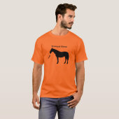 T-shirt de cheval de trompette (Devant entier)