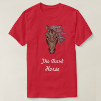 T-shirt de cheval foncé