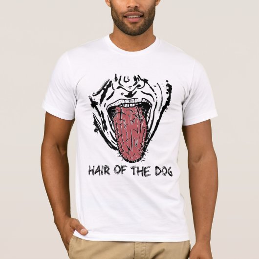 T-shirt de cheveux de langue (Devant)