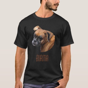 T-shirt de chien de boxeur