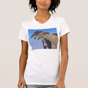 T-shirt de chien de délivrance de lévrier