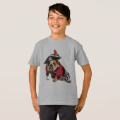 T-shirt de chien de pirate (Devant entier)