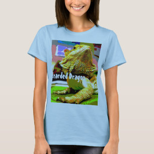 T-shirt de chiffon adapté par dragon barbu