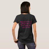 T-shirt de chignon (Dos entier)