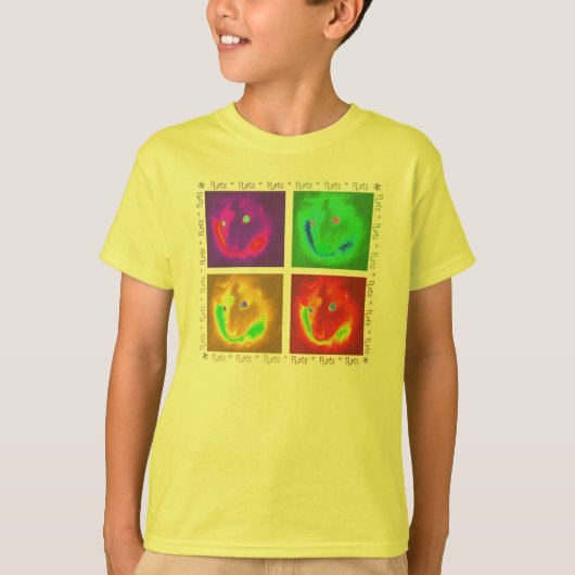 T-shirt de childs de rats de rats de rats (Devant)