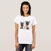 T-shirt de chiot de carlin (Devant entier)
