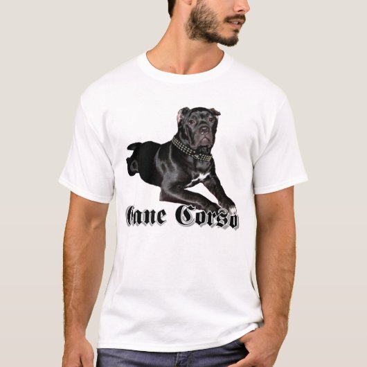 T-shirt de chiot de Corso de canne (Devant)