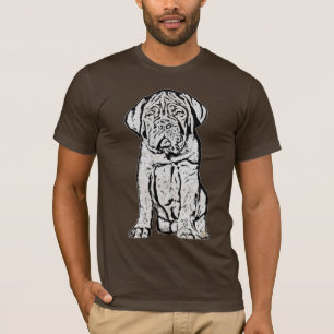 T-shirt de chiot de Dogue de Bordeaux