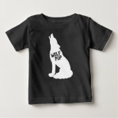 T-shirt de chiot de loup (Devant)