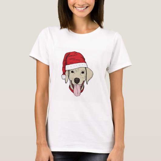 T-shirt de Christmas Dog Collection Design (Devant)