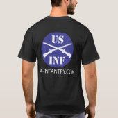 T-shirt de CIB d'infanterie des USA (Dos)