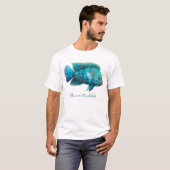 T-shirt de Cichlid de Carpintis le Texas (Devant entier)