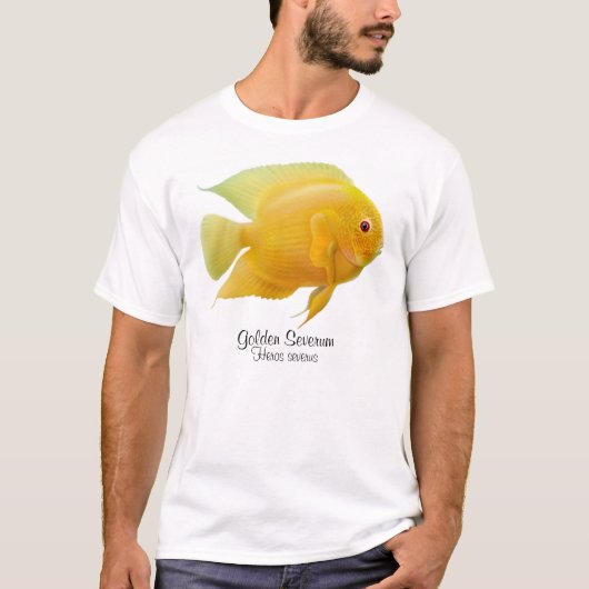 T-shirt de Cichlid de Severum d'or (Devant)