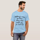 T-shirt de citation (Devant entier)