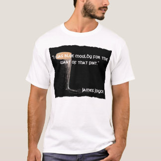 T-shirt de citation de James Joyce