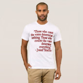 T-shirt de citation de Josef Stalin (Devant entier)