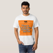 T-shirt de citation de l'espoir des hommes (Devant entier)