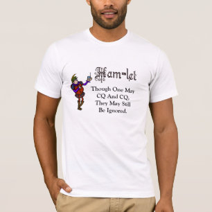 T-shirt de citation de QC Hamlet de Hamlet de