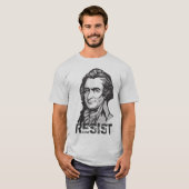 T-shirt de citation de résistance de Thomas Paine (Devant entier)