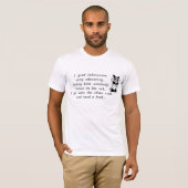T-shirt de citation de télévision de Groucho Marx (Devant entier)