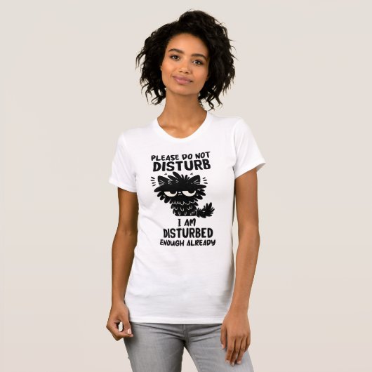 T-Shirt de citation drôle Disturbed (Devant entier)