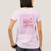 T-shirt de citation sur l'effort et la motivation (Dos)