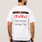 T-shirt de clan de force majeure -- {FoMa} (Dos)