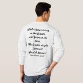 T-shirt De clan de Gregor de poème dos dessus (Dos entier)