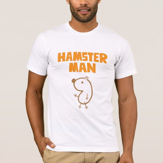 T-shirt de classique d'homme de hamster (Devant)