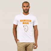 T-shirt de classique d'homme de hamster (Devant entier)